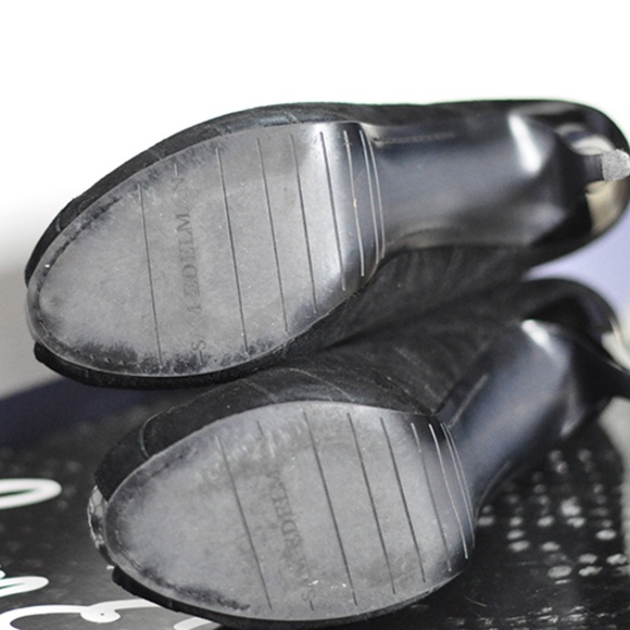 Sam Edelman Queenie Bootie Open-toe Corset Suede shoes heels US Women 9.5 - Picture 10 of 16